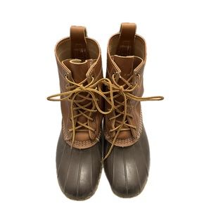 Women’s 8” LL Bean Boots Size 10 Tan/Brown